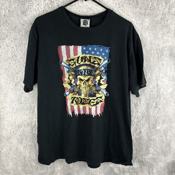 GUNS N ROSES Use Your Illusion World Tour 1991 T-Shirt 2005 REPRINT Size XL - Picture 1 of 6